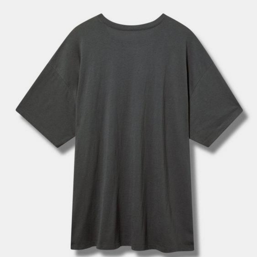 NIRVANA Gray Tee with Colorful Smiley Face Graphic - Picture 2 of 6